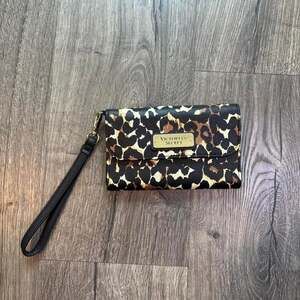 Victoria's Secret Leopard Print Wristlet Wallet